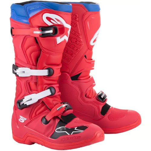ALPINESTARS Tech 5 cross csizma Piros /Kék/Fehér-39