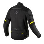 ARMURE Aren vízálló kabát fekete / sárga Fluo