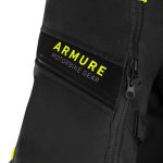 ARMURE Aren vízálló kabát fekete / sárga Fluo