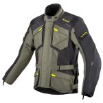 ARMURE Aren vízálló kabát fekete / sötétszürke / sárga fluo