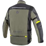 ARMURE Aren vízálló kabát fekete / sötétszürke / sárga fluo