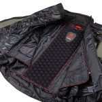 ARMURE Aren vízálló kabát fekete / sötétszürke / sárga fluo