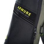 ARMURE Aren vízálló kabát fekete / sötétszürke / sárga fluo