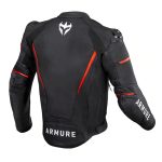 ARMURE Hamo Bőrkabát AAA fekete/piros