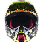 ALPINESTARS S-M5 Solar Flare Bukósisak fekete / piros fluor / sárga fluor