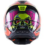 ALPINESTARS S-M5 Solar Flare Bukósisak fekete / piros fluor / sárga fluor
