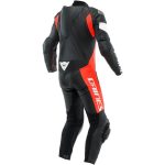 DAINESE Tosa Professional Estiva Bőrruha Férfi Fekete / Fluo-Piros / Fehér