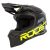 ROOST X-Topaz Raptor Bukósisak Matt fekete / Fluo sárga