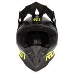 ROOST X-Topaz Raptor Bukósisak Matt fekete / Fluo sárga