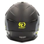 ROOST X-Topaz Raptor Bukósisak Matt fekete / Fluo sárga