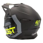ROOST X-Topaz Raptor Bukósisak Matt fekete / Fluo sárga