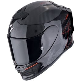   SCORPION Exo-R1 EVO Carbon Air Cynergy Bukósisak Fekete, Piros
