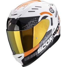   SCORPION Exo-520 Evo Air Titan Bukósisak fehér/narancssárga