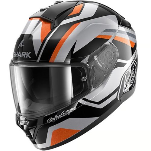 SHARK Ridill 2 TLD Apex Bukósisak ezüst  fekete  narancs