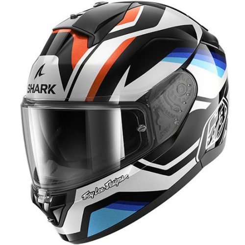 SHARK Ridill 2 TLD Apex Bukósisak fekete  fehér  kék