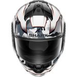 SHARK Ridill 2 TLD Matrix Bukósisak fehér  ezüst  piros