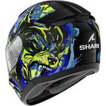 SHARK Ridill 2 Racing Beast Bukósisak fekete  kék  zöld