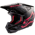 ALPINESTARS S-M5 Corp Bukósisak Fekete /  Pink Fényes