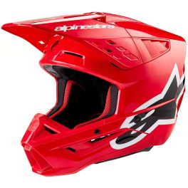 ALPINESTARS S-M5 Corp Bukósisak Világos piros