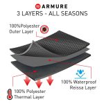 Armure Aren vízálló női kabát elefánt