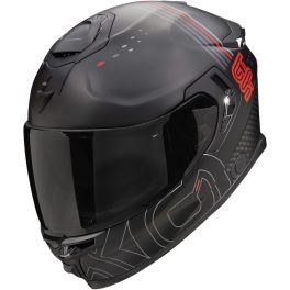   SCORPION Exo-GT SP Air Techlane Bukósisak matt fekete, szürke, piros