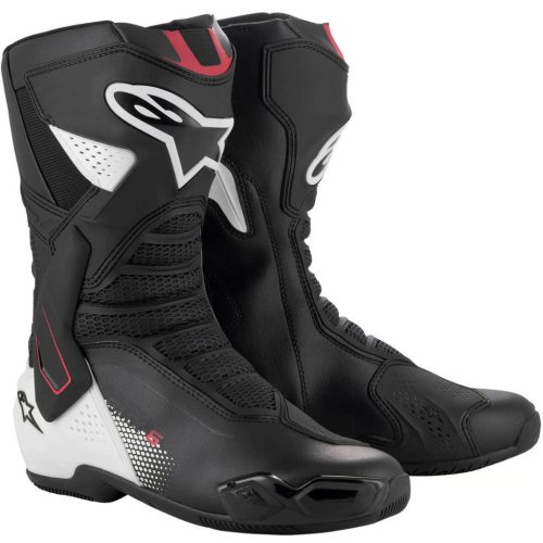 ALPINESTARS SMX-6 V3 csizma  Fekete/fehér/piros grafika