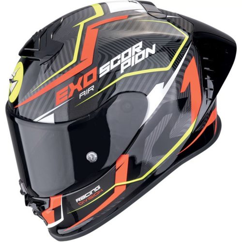 SCORPION Exo-R1 Evo II Air Coup  Bukósisak fekete / piros / sárga neon