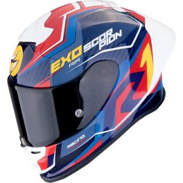   SCORPION Exo-R1 Evo II Air Coup Bukósisak kék / piros / sárga