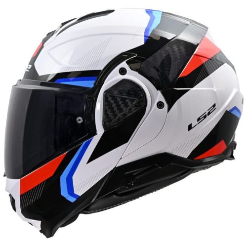LS2 FF910 Advant II Triple Bukósisak Kék/Fehér/Piros