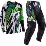 LEATT Moto 3.5 férfi 2026 enduro szett zöld, fehér, fekete kék